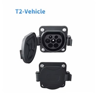 Prise de charge pour véhicule électrique SAE J1772 Type 2 16A 32A Connecteur de chargeur EV