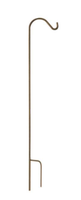 Crochets en métal de berger, décorations d'extérieur pour jardin, jardin robuste, pour suspension de plantes, panier en fil