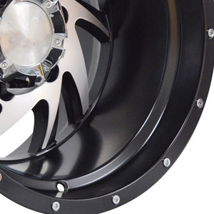 Roulements, moyeux de roues pour voiture, <span class=keywords><strong>15</strong></span> <span class=keywords><strong>pouces</strong></span>, alliage d'aluminium noir, 4x4, vente en gros, <span class=keywords><strong>jantes</strong></span> en fonte pour SUV - Product Image 5