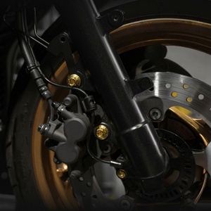 Pernos de Brida de Titanio GR5 para Montaje en Parabrisas de Motocicleta, Fijaciones de Cabeza Hexagonal DIN933 con Acabado PVD para Carenado Frontal - Product Image 4
