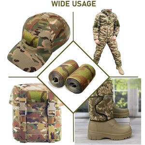 Ücretsiz örnek özel kamuflaj yumuşak 25mm kendinden yapışkanlı raptiye naylon üniforma ve ceket için cırt cırt bant - Product Image 5