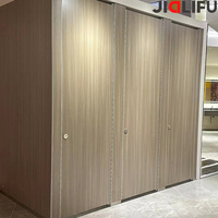 Jialifu - Sistema de Mamparas para Baños Públicos, Diseño Moderno, Tablero Fenólico, Lámina HPL Impermeable, para Hoteles