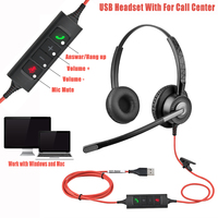 Casque USB confortable avec micro filaire et suppression du bruit pour ordinateur portable – Offre Spéciale
