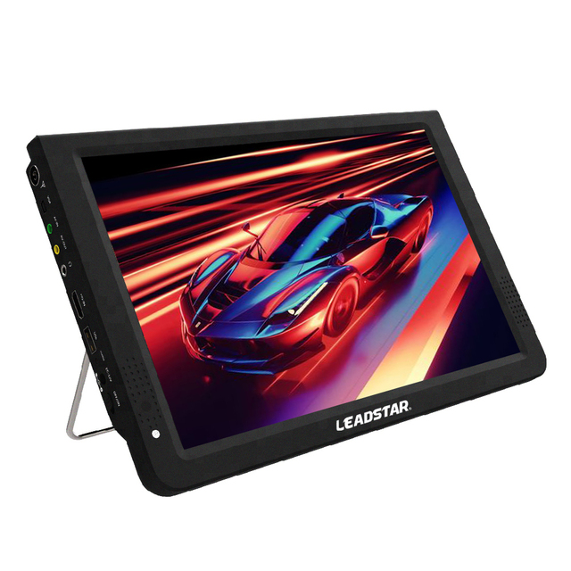 Small Size 12inch Portable Digital Television With Rechargeable Battery Digital SDVB-T2 TV