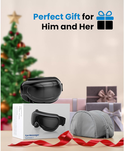 Masseur oculaire électrique avec musique et chauffage au graphène, batterie 1200 mAh, prise USB de type C pour une expérience de relaxation visible - Product Image 5