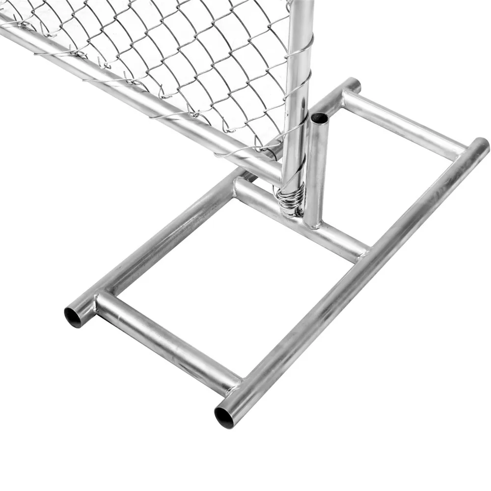 TEMPORARY CHAIN LINK FENCE - ROBUST, EASY SET-UP AND TEAR-DOWN.