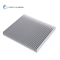 Radiateur de refroidissement en aluminium extrudé haute puissance en forme de peigne, dissipateur thermique en alliage d'aluminium haute densité, fournisseur