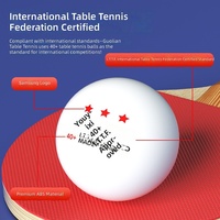 Machine de service de balles de tennis de table professionnelles pour enfants et adultes, compétition et entraînement, trois étoiles, en plastique résistant, légère et de haute qualité