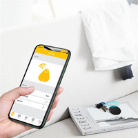 Localisateur Bluetooth avec anneau de suspension, rappel anti-perte, suivi des animaux de compagnie, mini traceur GPS intelligent rond pour chiens et chats