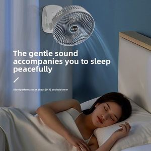 X323 Portable Fan Usb Rechargeable 3-gears Wireless Electric Fan Handheld <b>Clipped</b> Circulator Fan Low Noise for Camping Desktop <b>O</b> - Product Image 4