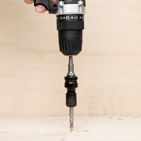 Adaptateur de mandrin de perceuse LXD de haute qualité, convertisseur de prise d'impact personnalisable multicolore, connecteur hexagonal 1/2 pouce carré et 1/4 pouce