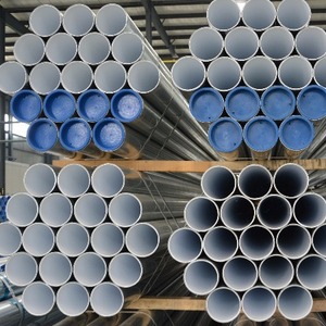 Tubo de agua galvanizado Q235 del fabricante, plástico revestido para ingeniería de transmisión de agua, tubo de perforación de 6m, tamaño de corte disponible - Product Image 3