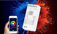Contrôleur LED RGB Miboxer WiFi+2.4G DC12~24V FUT037W pour bande LED et lumière linéaire
