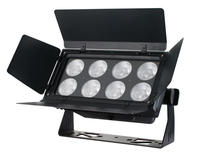 Projecteur LED Multiflood étanche haute puissance Eurolite 8x50W RGBW 4-en-1 IP65