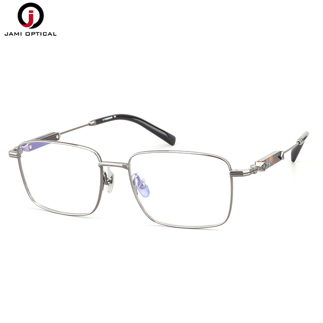 Ultralight Pure Titanium Optical Frames Classic Men Glasses Frames Comfortable Nose Pads Luxury Business Spectacle Frames