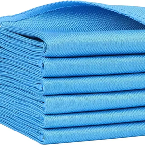 Panni in <span class=keywords><strong>microfibra</strong></span> da 16 pollici <span class=keywords><strong>per</strong></span> la pulizia del vetro, senza pelucchi, riutilizzabili <span class=keywords><strong>per</strong></span> finestre, vetri, specchi, schermi - Senza aloni - Product Image 1