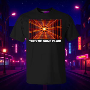 T-shirt à motif écossais rétro des années 80, coupe unisexe - Product Image 3