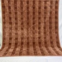 Plaid en fausse fourrure de lapin double couche, 100% polyester, écologique, non jetable, luxueux, pour la décoration d'hiver de la maison