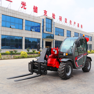 Chariot télescopique diesel à châssis court, direction flexible, capacité 2500 kg, élévation 6 m, modèle 625, équipement à fourche avec moteur - Product Image 3