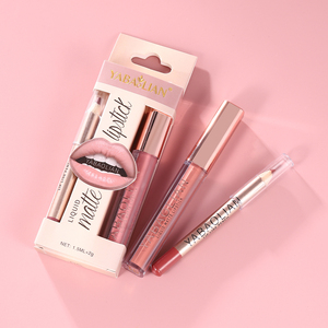 YABAOLIAN Brillo Labial Vegano 2 en 1 y Delineador de Labios en Gel, Larga Duración, Mate, Resistente al Agua, <span class=keywords><strong>Maquillaje</strong></span> Sin Químicos con Empaque en Caja - Product Image 6