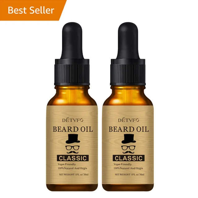 Personal Care Products Gentlemen's Private Label Natural Hair Growth Customized men hair styling organic100% beard growth oil