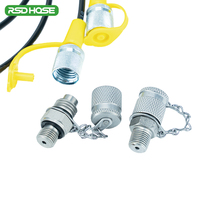 Kit de test hydraulique avec connecteur de tuyau d'accouplements et manomètre pour accessoires de test de tuyaux composites