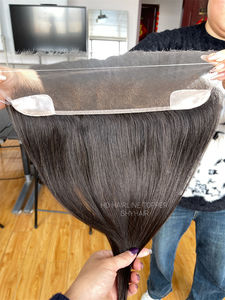 2026 SHY Ingrosso Topper <span class=keywords><strong>per</strong></span> <span class=keywords><strong>capelli</strong></span> 12*2 pollici con frontale in pizzo HD, <span class=keywords><strong>capelli</strong></span> grezzi, nodi singoli, <span class=keywords><strong>5.0</strong></span>, <span class=keywords><strong>per</strong></span> donna, <span class=keywords><strong>colore</strong></span> naturale - Product Image 3