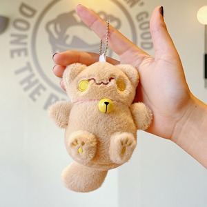 Porte-clés en peluche chat adorable, mini chaton en peluche, breloque de sac, pendentif animal, breloques pour sac à dos et sac à main Kawaii, ornement, cadeau mignon pour filles - Product Image 5