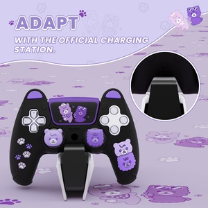 เคสกันลื่นสำหรับคอนโทรลเลอร์ PS5 - ผิวสัมผัสซิลิโคนสไตล์น่ารัก - Product Image 5