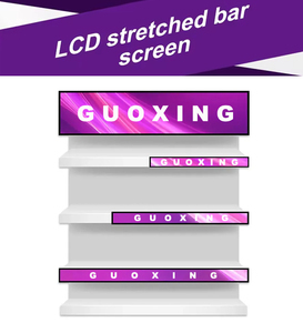 Siêu hẹp dài cắt LCD hiển thị Android Windows Linux OS Bar LCD hiển thị signage kéo dài màn hình Kệ cạnh LCD - Product Image 2