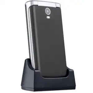 Basic design unlocked senior flip phones keypad folding mobile phones with sos button