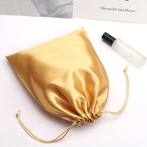 Wholesale Drawstring Hair Packing Extension Wig <strong>Bag</strong> Satin Pouch Custom Promotion Gift <strong>Lingerie</strong> <strong>Storage</strong> Slik <strong>Bag</strong> - Product Image 5