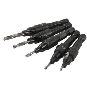 Dr. Giant Countersink <b>Drill</b> <b>Bit</b> Set 5Pc Hex Shank 6mm For Nonferrous Metals - Product Image 4