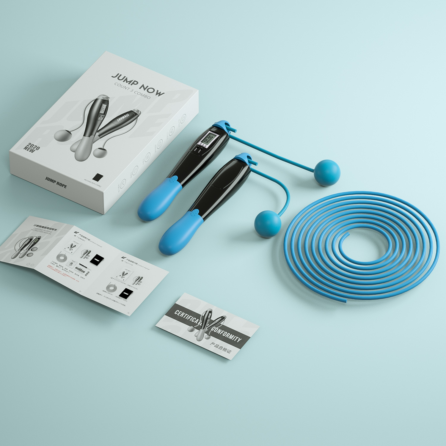 [Embalaje en Caja de Color] Set Combinado de Doble Uso con Conteo Inteligente