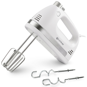 Frullatore manuale Grunkel 350W 5 velocità con funzione turbo e fruste per la cottura - Product Image 1