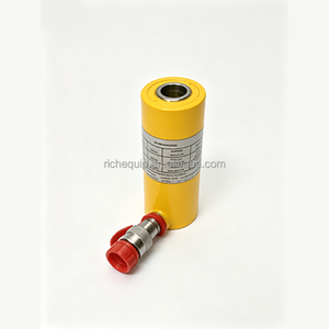 Cilindro hidráulico de acción simple con orificio central, serie RCH, bomba manual de elevación - Product Image 2