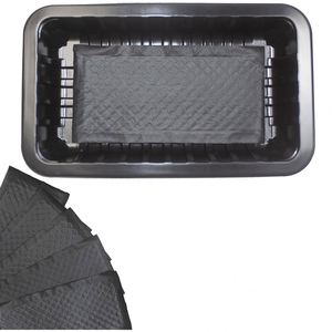 Water Absorbent PE/NON-WOVENS <b>Material</b> Meat Pads for Wholesale Supermarket Frozen Chicken Beef Meat <b>Pack</b> Plastic Tray Customized - Product Image 1