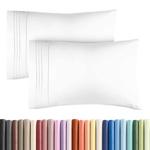Funda de almohada súper suave, antipilling y antidecoloración, lavable a máquina, adecuada para el hogar y hoteles. - Product Image 2