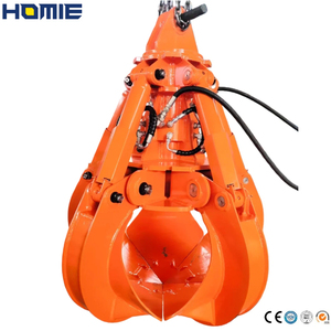 Excavadora Hidráulica con Garra para Chatarra, Garra de Polipropileno de 4, 5 y 6 Puntas para Reciclaje de Metal y Acero - Product Image 1