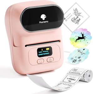 Impresora de etiquetas Phomemo M110, código de marca para envío, etiquetado de código <span class=keywords><strong>QR</strong></span>, impresora de pegatinas de correo de ropa para teléfono, PC, fabricantes de etiquetas - Product Image 3