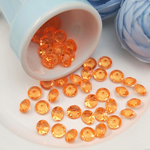 Confettis de table de mariage en cristal, décorations en <span class=keywords><strong>perles</strong></span> acryliques en forme de diamant pour centres de table de mariage - Product Image 5