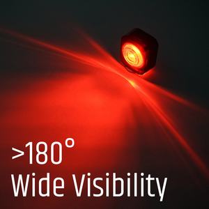 Vente en gros OEM Lumixell, éclairage arrière LED rechargeable de type C à couplage magnétique, étanche IPx4, 5 modes, ABS, 50 lumens - Product Image 4