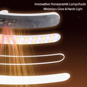 Faro <span class=keywords><strong>de</strong></span> arco Plug-In Led <span class=keywords><strong>Mesa</strong></span> Libro Luz Protección ocular Lámpara <span class=keywords><strong>de</strong></span> escritorio antideslumbrante Lámpara <span class=keywords><strong>de</strong></span> lectura para estudiantes - Product Image 6