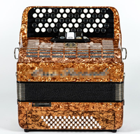Accordéon test grade Débutant enfants Adulte 60 Bass 62 touches accordéon 62K60BS avec 3 registres