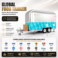 Food Truck, Remorque à café, Véhicule de vente ambulante, Camionnette alimentaire, Chariot à hot-dogs, Barbecue, Chariot à popcorn, Remorque alimentaire vintage, Entièrement équipé