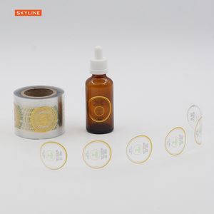 Etiquetas adhesivas personalizadas para botella, transparente, logotipo de Mascota, 10ml, etiquetas para viales - Product Image 5