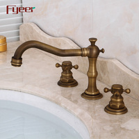 Fyeer robinet d'eau de lavabo en laiton Antique largement répandu