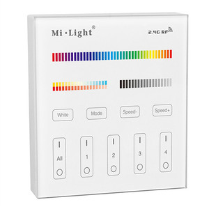 Miboxer T4 4-zona RGB CCT luz led controlador <span class=keywords><strong>de</strong></span> temperatura <span class=keywords><strong>de</strong></span> color <span class=keywords><strong>de</strong></span> saturación ajustar al azar tocar botón con <span class=keywords><strong>sonido</strong></span> dimmer f - Product Image 5
