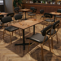 Meubles commerciaux, tables et chaises de restaurant rétro, tables à manger en métal pour bars, pubs, restaurants, cafés, chaises pour cafés