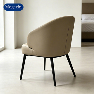 Modern Minimalist Single Leisure Chair Light Luxury Upholstered Accent Chair For Living Room Bedroom - Product Image 2